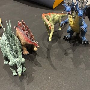 Dinosaur and Dragon Toy Figures